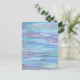 Cartão Postal Abstrato azul: Janeiro de manhã