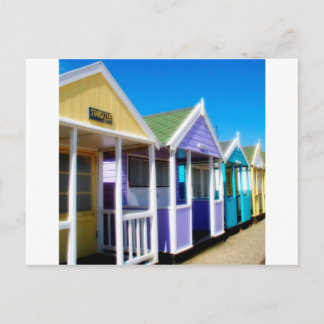 Cartão Postal Abstrato Beach Huts