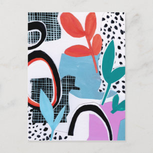 Cartão Postal Abstrato Campo Trip