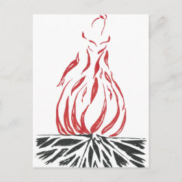 Cartão Postal Abstrato Cinderella Phoenix