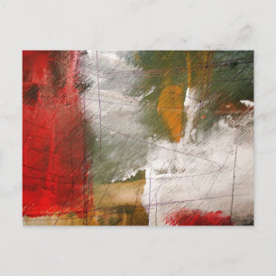Cartão Postal Abstrato de Arte Moderna