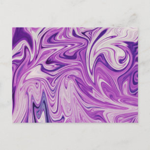 Cartão Postal Abstrato de lava derretida