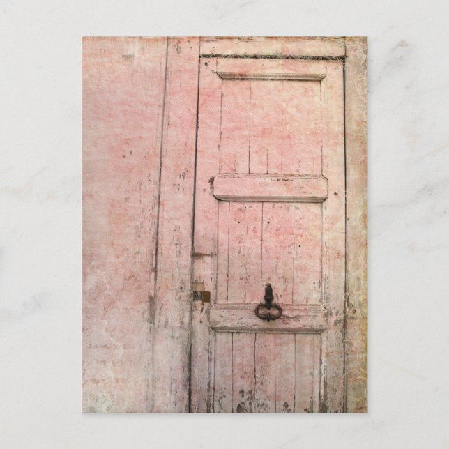 Cartão Postal abstrato de porta (Frente)