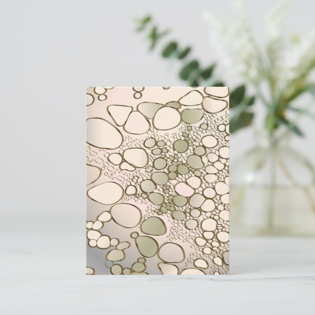 Cartão Postal Abstrato digital work 5 (Em pé/Frente)