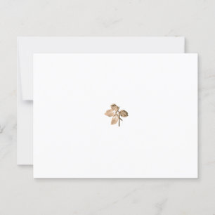 Cartão Postal Abstrato ilustração de um ramo com bege claro