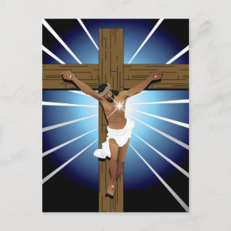 Cartão Postal Abstrato Jesus Cristo