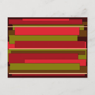 Cartão Postal Abstrato Livros