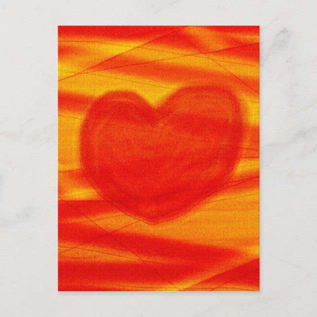 CARTÃO POSTAL ABSTRATO LOVE (Frente)