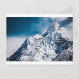 Cartão Postal abstrato montanhas de ama dablam Himalaya