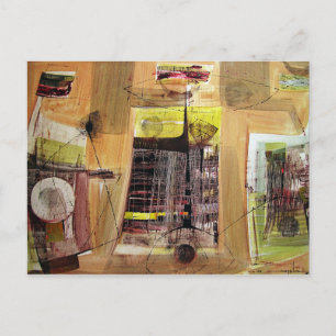 Cartão Postal Abstrato Paisagem de Potosi Bolivia 30,6x21,3