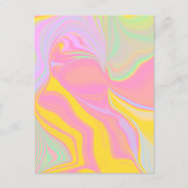 Cartão Postal Abstrato Primavera