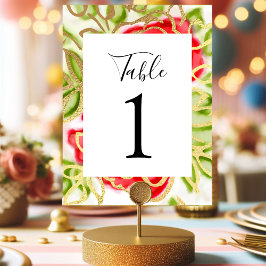 Cartão Postal Abstrato Rosa vermelho