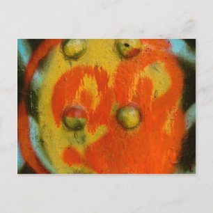 Cartão Postal Abstrato Spray Paint Art 01