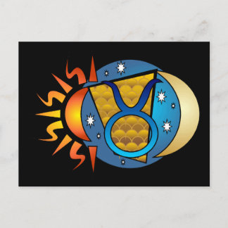 Cartão postal abstrato Taurus