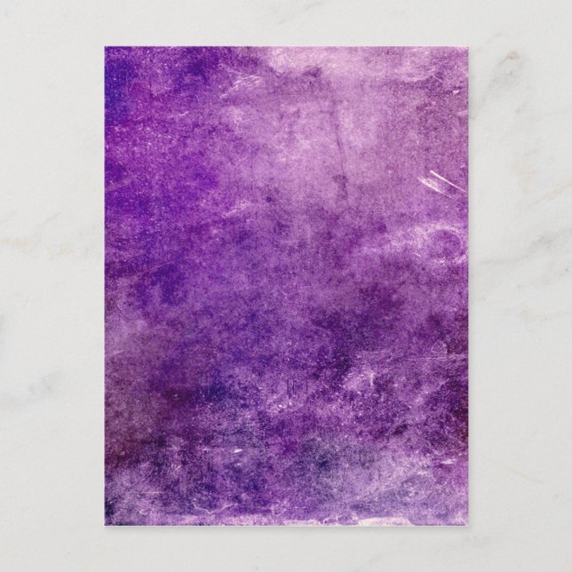 Cartão Postal Abstrato violeta (Frente)
