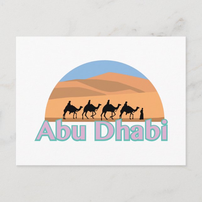 Cartão Postal Abu Dhabi (Frente)
