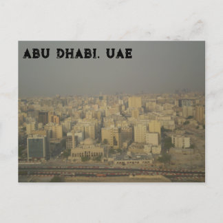 Cartão postal Abu Dhabi - EAU