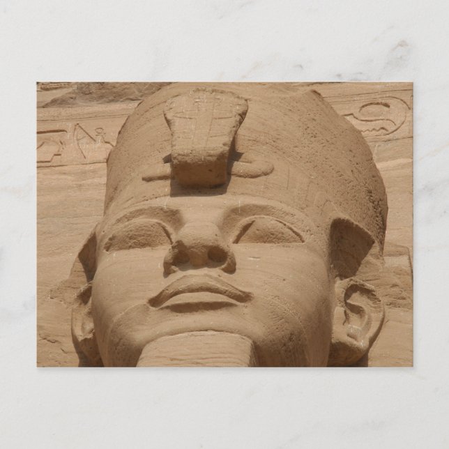 Cartão Postal Abu Simbel face (Frente)