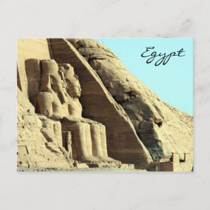 Cartão Postal Abu Simbel sentado
