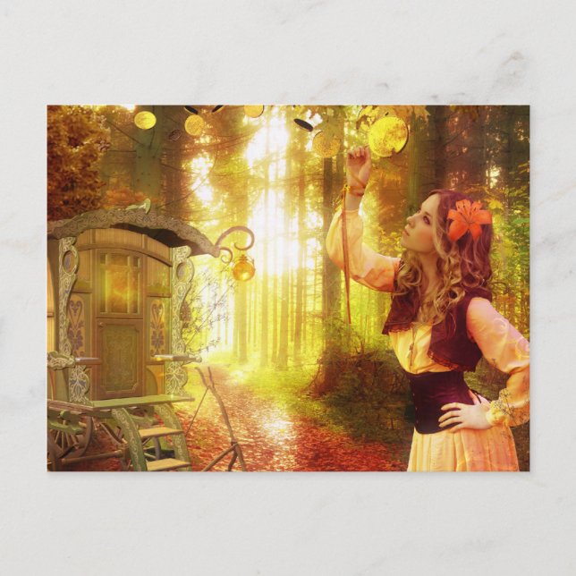 cartão postal abundante (Frente)