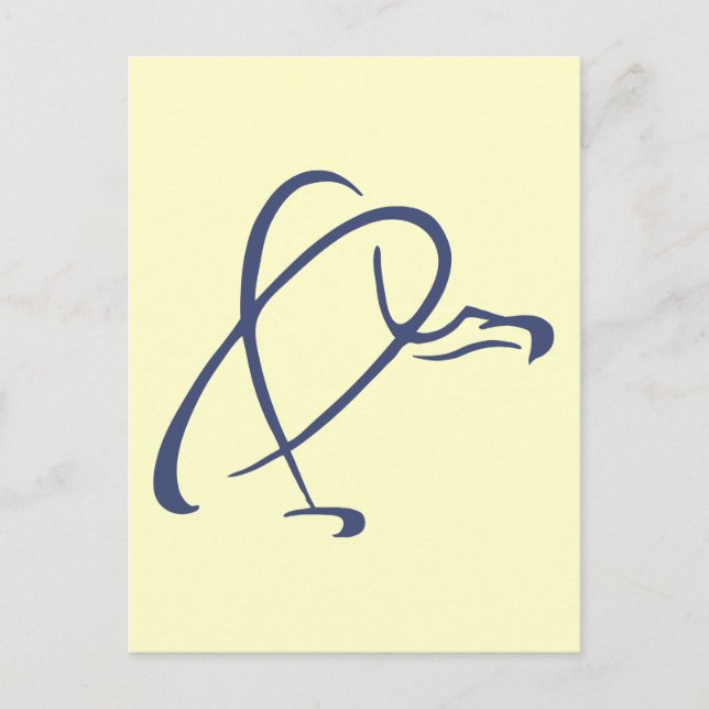 Cartão Postal Abutre estilizado (Frente)