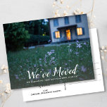 Cartão Postal Acabamos de mudar sua foto de novo endereço<br><div class="desc">Informe sua família e amigos que você se mudou e que tem um novo endereço - adicione uma foto da sua nova casa à frente e uma nota personalizada e um novo endereço para trás. Moderno,  simples e fácil - o cartão móvel perfeito.</div>