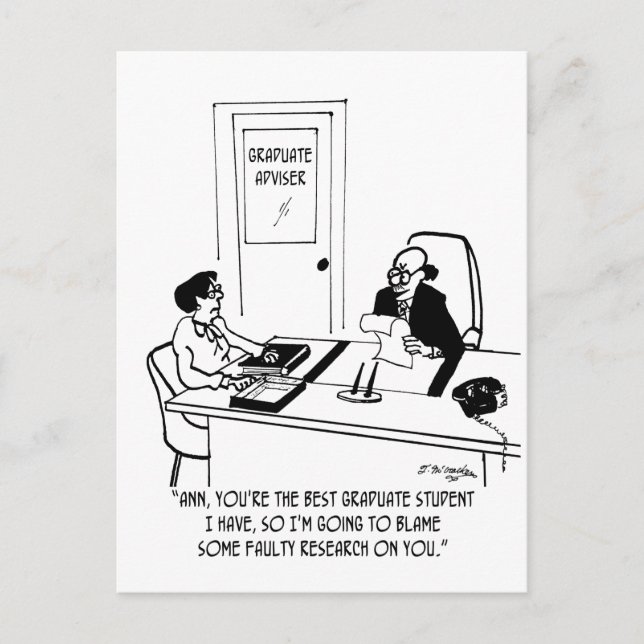 Cartão Postal Academia Cartoon 6261 (Frente)