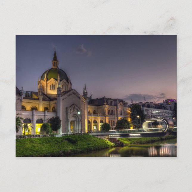 Cartão Postal Academia das Belas-Artes, Sarajevo, Bósnia e Herze (Frente)