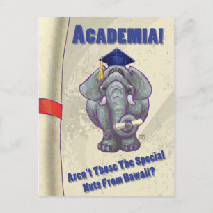 Cartão Postal Academia Scroll