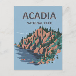 Cartão Postal Acadia National Park Cadillac Mountain