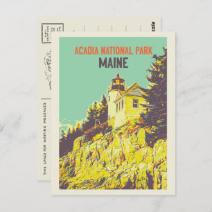 Cartão Postal Acadia National Park, Maine, EUA