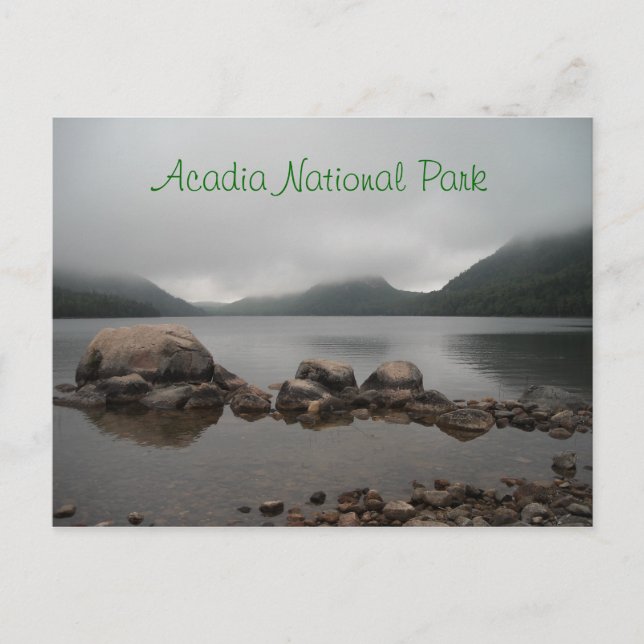 Cartão postal Acadia Park-Jordan Pond (Frente)