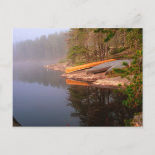 Cartão Postal Acampamento Canoa Nebulosa, Lago Kawnipi,