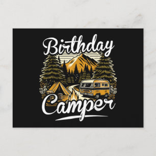 Cartão Postal Acampamento de Aniversário