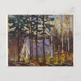 Cartão Postal Acampamento de Paisagistas Canadenses de Tom Thoms
