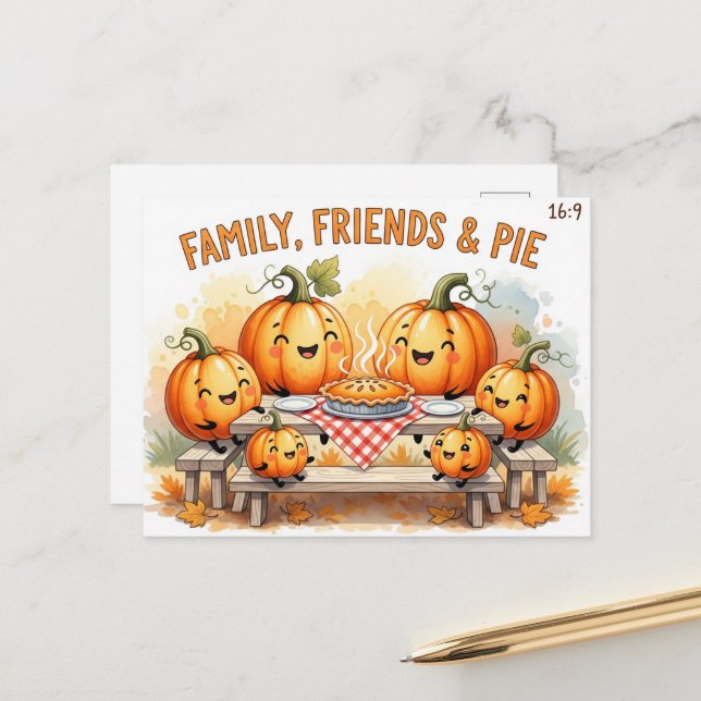 Cartão Postal Ação de Graças (Frente/Verso In Situ)