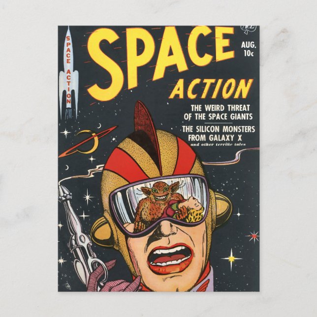 Cartão Postal Ação Espacial (Frente)