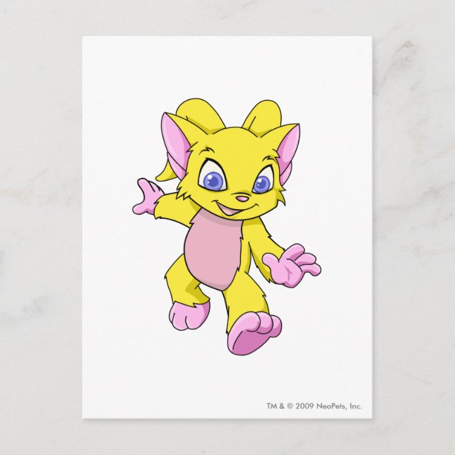 Cartão Postal Acara Yellow (Frente)