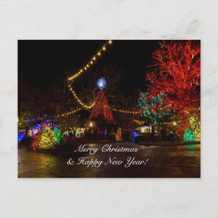 Cartão Postal Acenda-O No Cartão-Postal De Natal