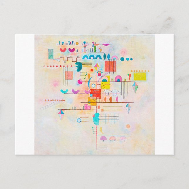 Cartão Postal Acento Gentil, Wassily Kandinsky (Frente)