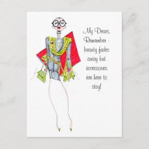 Cartão Postal Acessórios estão aqui para ficar postais -