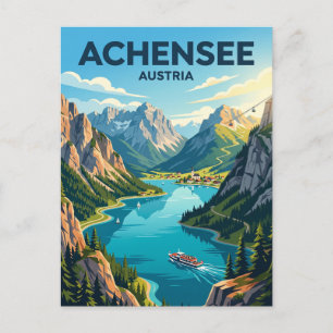Cartão Postal Achensee Áustria