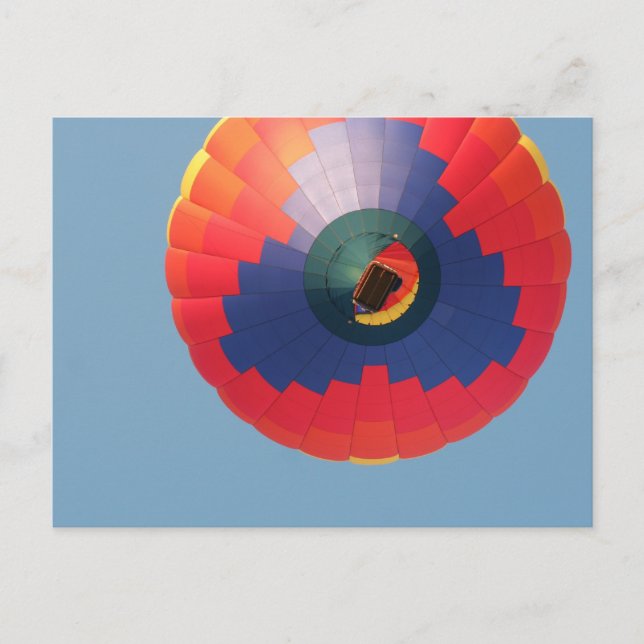 Cartão Postal Acima: Balão de Ar Quente (Frente)