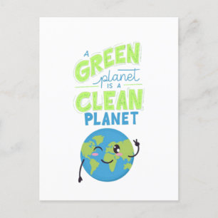 Cartão Postal Acionado pelo Verde: prospere com a Natureza"