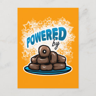 Cartão Postal Acionado por Cartaz de Rosquinhas de Chocolate Peq