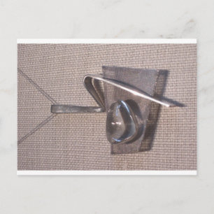 Cartão Postal Aço Inoxidável De Tela Cristal Penta