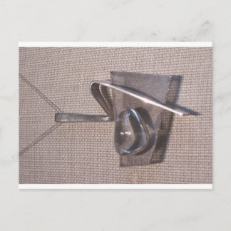 Cartão Postal Aço Inoxidável De Tela Cristal Penta