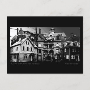 Cartão Postal Acompanhando a colagem digital Joneses Urban