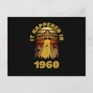 Cartão Postal Aconteceu Em 1960 OVNI Alien