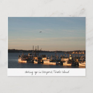 Cartão Postal  Acordando em Newport, Rhode Island